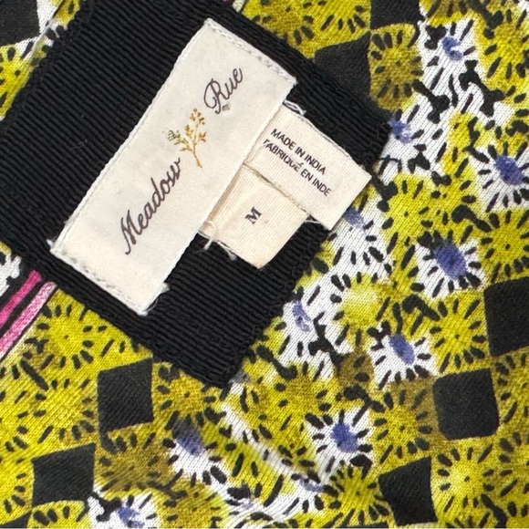 Anthropologie Meadow rue floral empire waist embroidered top ❤️ - Picture 4 of 7